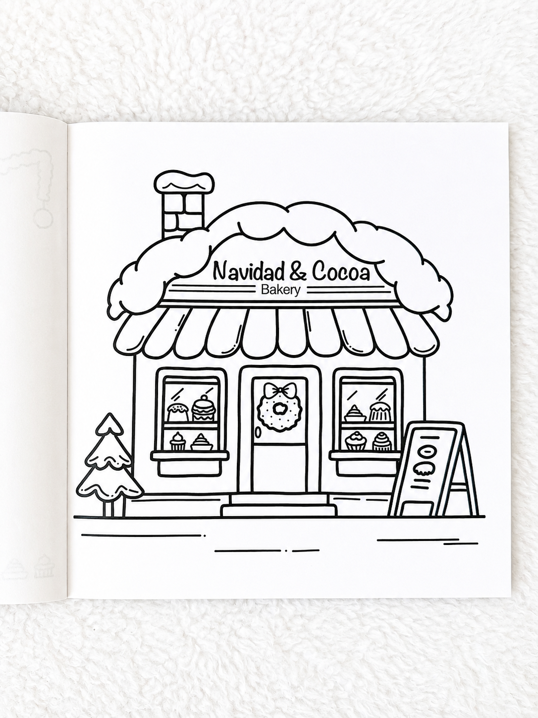 Navidad & Cocoa Cozy Christmas Coloring Book- Special Edition