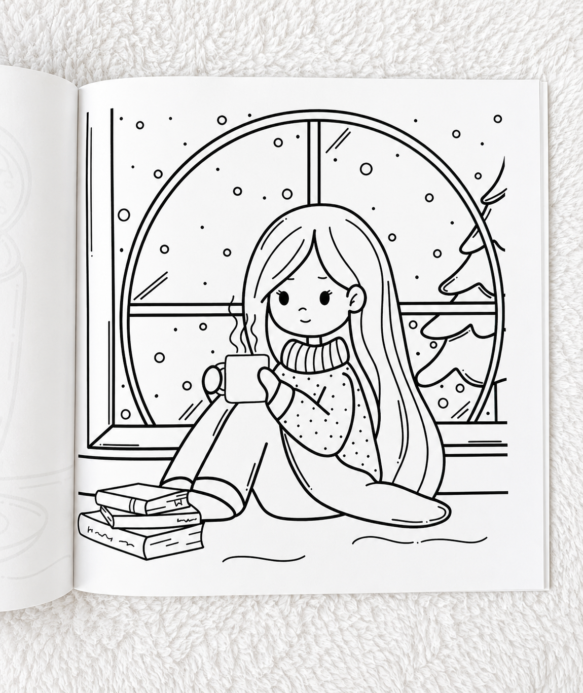 Navidad & Cocoa Cozy Christmas Coloring Book- Special Edition