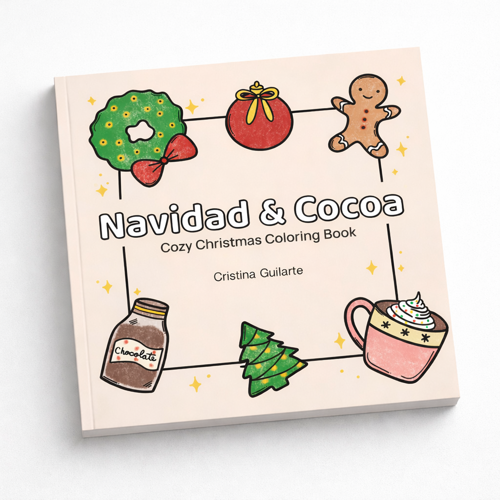 Navidad & Cocoa Cozy Christmas Coloring Book- Special Edition